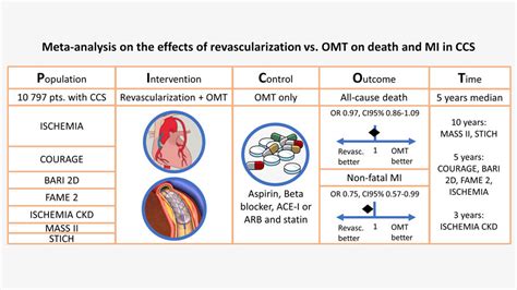 revascularization vs medical testing